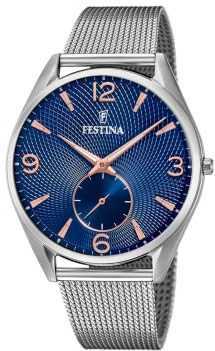 Festina Uhr Für Herren F6869/2 Acero Clasico Silber Edelstahl Case SilberEdelstahl Band