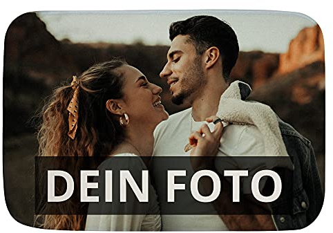 PhotoFancy® – Badvorleger mit Foto Bedrucken – Bad-Teppich mit eigenem Motiv selbst gestalten