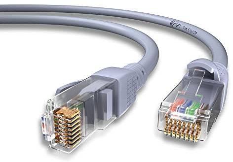 Oren CAT6 0.5m(50cm) Ethernet Cable LAN - Patch Cord | High-Speed 10Gbps | Pure Copper 24 AWG Stranded - Premium Network Cable with RJ45 Connector | Internet, Broadband, Network Lead