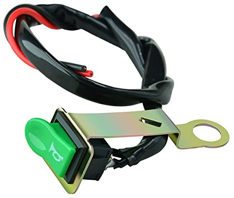 Huamengyuan Commutateur De Klaxon De Guidon De Moto, Bouton De Commutateur De Klaxon De Moto Bouton De Commande De Guidon De Moto Avec Support Pour Plupart Motos,Scooters,VéHicules éLectriques