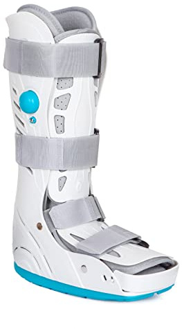 Inflatable Walker Boot, Air Cam Tall Walker Fracture Boot, Walker Brace Walking Boot Orthopaedic Boot for Sprained Ankle, Foot Pain Recovery, Stress Fracture, Broken Foot, Achilles Tendonitis (S)
