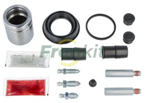 FRENKIT 744253 Bremssattel-Reparatursatz Hinten Kompatibel mit BMW 3 Touring E91 3 Limousine E90, VW Transporter T5 Bus 7HB, 7HJ, 7EB, 7EJ, 7EF, 7EG, 7HF, 7EC Multivan V 7HM, 7HN, 7HF, 7EF, 7EM, 7EN | 744253 passend für 3 X1 XC90 Cali