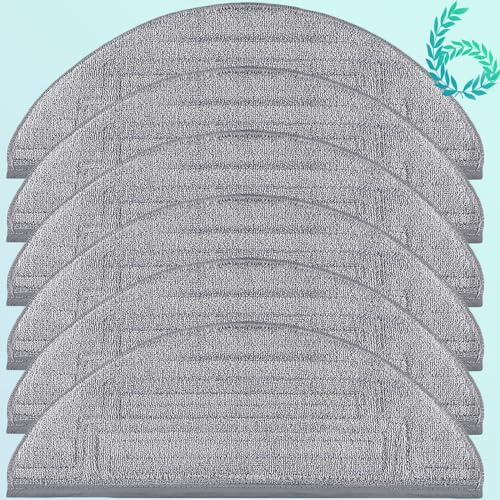 6 Pack Mop Cloth Pads Replacement for Roborock S8 Pro Ultra Robot Vacuum, Upgraded Reusable Microfiber Dual Sonic Mopping Pad Accessories