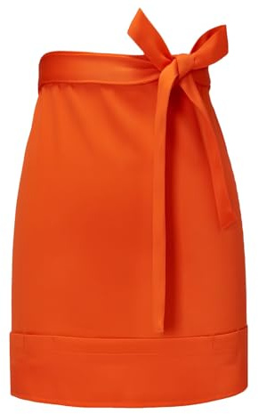 Futuhada Taillenschürze mit Taschen für Männer Frauen, Vorbinder Kellner Schürze, Kurze Halbe Schürze, Kellnerschürze Küchenschürze Kochschürze für Küche Chef Café Restaurant Bar Bistro