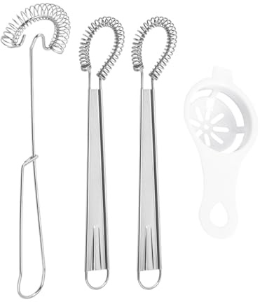 3 Pezzi Di Miscele Primaverili, Separatore Liquido Per Uova Da 1 Parte, Utensili Da Cucina In Acciaio Inossidabile, Strumenti Al Forno, Esigenze Di Cucina.