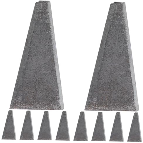 FUTUREORYY 10 Pièces Cales De Fixation De Hache Acier Au Coins Pour Manche De Hache Accessoire Lot De s