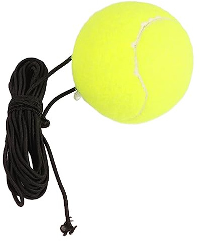 Haofy Tennis-Übungsball mit Gummizug, Selbstlernendes Trainings-Rebound-Tool für Anfänger und Fortgeschrittene, Multifunktionaler Tennistrainer für die Garage auf Dem Hof