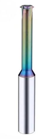 Svarvtillbehör, Svarvmaskin, Gängfräs Volframstål Aluminium 60 Grader M1.2-M8 1 Tand För Hemverkstad, Metallsvarvdelar(M1.6X0.35)