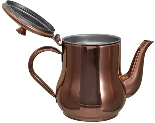CLISPEED Recipiente de Aceite de Cocina Acero Inoxidable 500 Ml Colador y Filtro para Aceite, Lata para Almacenamiento de Grasa Multiusos en Cocina, Apto para Vinagre y Salsa, Color Rosa