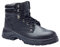Blackrock Ultimate S3 Water Resistant Safety Boots With Anti Static Protection, Black Leather Hiker With Steel Toe Cap And Protective Steel Midsole, Ankle Support, Lightweight Boots, Size 8 / EU 42