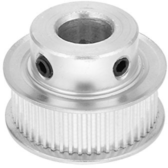 sourcingmap Aluminum MXL 50 Teeth 14mm Bore Timing Belt Idler Pulley Synchronous Wheel 10mm Belt for 3D Printer CNC