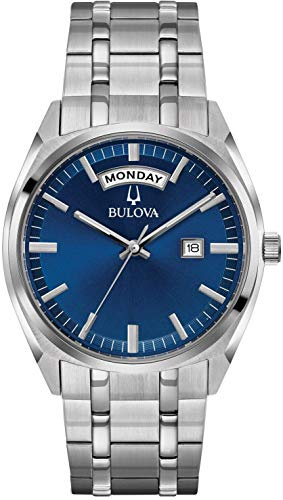 Bulova HerrenArmbanduhr Analog Quarz Edelstahl 96C125