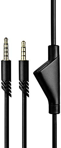 2.0M Astro A40TR Inline Mute Replacement Cable Cord with Mute Function Also Works with A40/A10 Gaming Headsets/Xbox one ps4 Controller