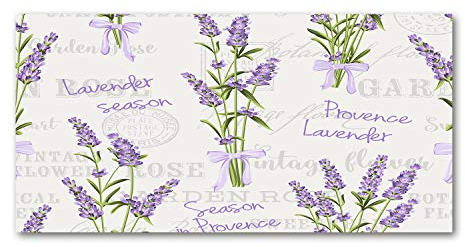 Tulup Leinwandbild - Wandkunst - Drucke auf Leinwand - Leinwanddruck -100x50 cm - Blumen & Pflanzen - Lila - Lavendel
