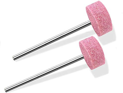 Edelkorund Steinschleifer Keramikschleifer Nagelfräser Maniküre Nail Bit Schleifkörper Fräseraufsatz Nagelpflege Schleifer Keramischer Fräser für Arbeiten Rund um den Nagel (Modell 3)