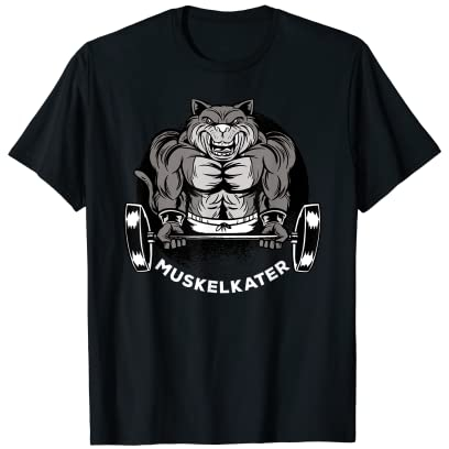 Bodybuilding Spruch Kraftsport Gym Muskelkater T-Shirt
