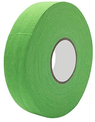 UKUSI Hockey Stick Tape, HandleTape 2.5cm*25m Racket Grip Polyester-Cotton Field Hockey Stick Grip Tape Suitable for Hockey Squash Racket Badminton Grip Skipping Rope Fishing Rod (Green)