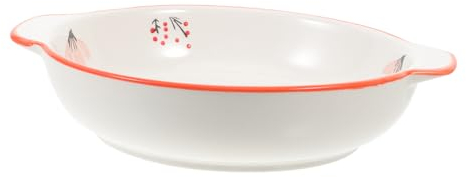 Kichvoe Ceramic Baking Pan Dish Bakeware Ceramic for Cake Baking Pan for Casserole Dish Versatile Kitchen Supplies