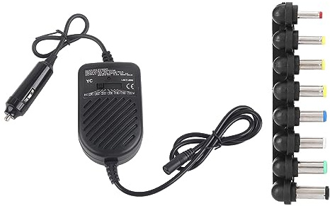 HEITIGN Caricabatteria per Auto da 80 W CC 15‑24 V Adattatore per Alimentatore per Notebook Portatile