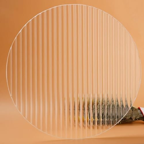 SYUFRE Tapa De Cristal para Mesa Redonda Tablero De Vidrio Redondas Vidrio Templado Transparente para Mesa De Comedor Diámetro 35cm ~ 100cm para Mesa De Comedor Cocina Jardín (Size : Ø 85cm(34Inch))