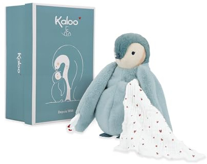 Kaloo – Complices – Kuss-Plüschtier - Grün - Mit Baumwollmusselintuch - Kuscheltier ab Geburt, K212008