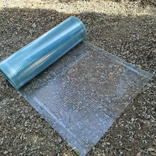 LRYELWA Polycarbonat-Dachplatten,Transparente Stoßfestes PC Endurance Board,Isolierplatten,Frühbeet Ersatzplatten für Carports,Vordächer,Terrassen,Balkon,Leicht zu Schneiden (1,5m x 2m)