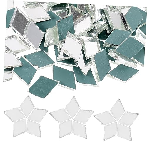 GLSTOY 1tasche Glasmosaikfliesen Zum Basteln Bunte Glasfliesen Zum Dekorieren Von Bilderrahmen Tassen Blumentöpfen Und Geschirr Diy-kunsthandwerk