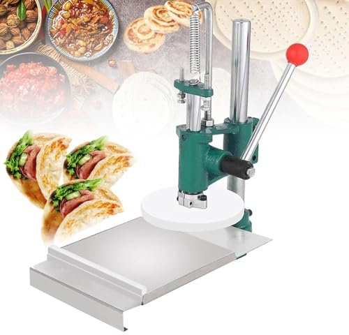 JOSBY Household Pizza Pastry Press Machine, Dough Roller Dough Sheeter Pasta Maker, Commercial Stainless Steel Manual Press Machine, Manual Dough Press Machine,for Tortilla, Pancake Slices