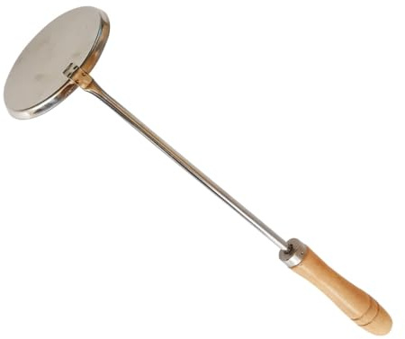 LABRIMP Cuchara Plana Para Freír Mango Cuchara Inoxidable Para Pasteles y De Arroz
