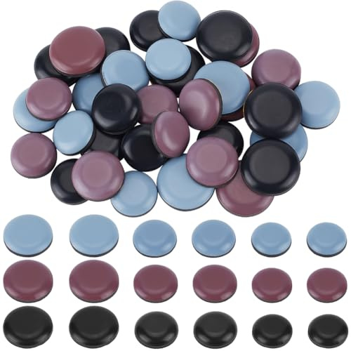 CREATCABIN 36Pcs Kitchen Appliance Sliders Self Adhesive Small Appliance Slider for Kitchen Easy to Move Space Saving Home Must Have Gadgets Furniture Protection Pads for Countertop Air Fryer Black