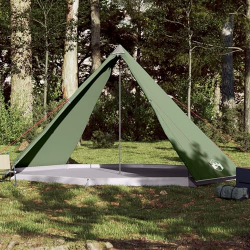 Xichuzi Tipi-Familienzelt 8 Personen Grün Wasserdicht, Caming Zelt, Camping Tents, Camping-Zelt - 94582