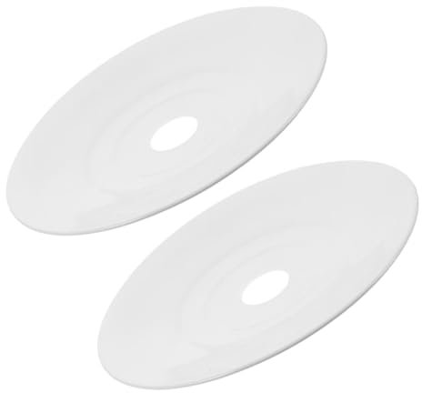 TOGEVAL 2pcs Low Ceiling Lampshade Diffuser Round Light Shade Lampshade Bell Shape Eye-Care Design for Ceiling Lights