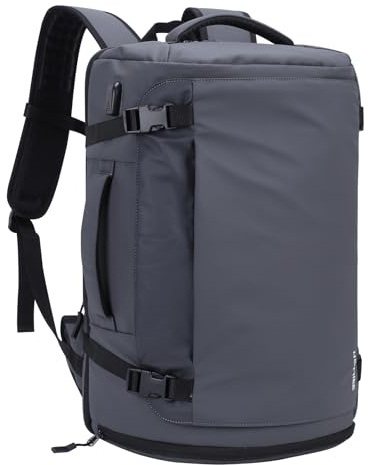 HOMIEE Travel Backpack Mens,17.3 Inch Laptop Bag Womens,40L TSA Friendly Flight Approved Carry on Luggage with Shoes Compartment,Large Business Rucksack with USB Port for Work School