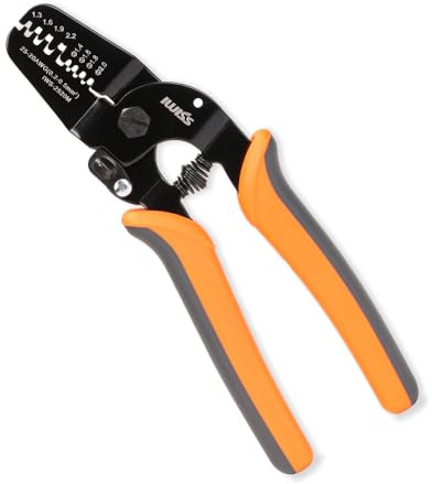 iCrimp IWS-2520M minipressverktyg, krimptång med öppet skaft fungerar, krimptång med 0,2-0,5 mm² JAM-, Molex-, tyco-, JST-klämmor och anslutningar
