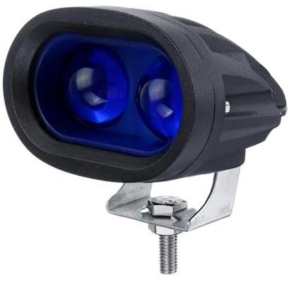 YSQIFBABD Luces señal Giro Lámpara Advertencia LED Azul Vehículo 10V-80V Luz Seguridad Montacargas 20W Para Seguridad Industrial