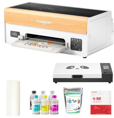 Procolored P13 Impresora DTF A3 XP600 con Horno de Curado para Transferencia Directa a Película Limpieza Automática Compatible con Windows Impresión Textil en Camisetas y Ropa