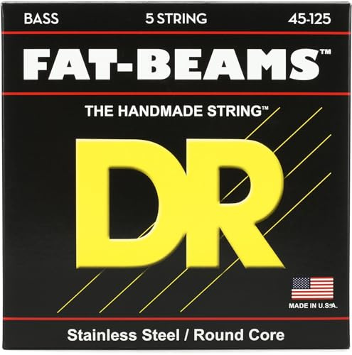 DR String FB5-45 Fat-Beam Juego Cuerdas Bajo