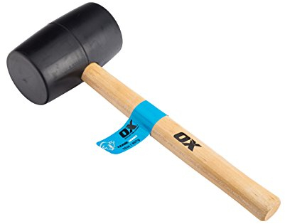 OX Trade Black Rubber Mallet - 32 oz, 320z / 907g