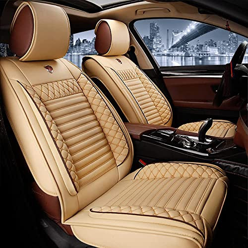 Auto-SitzbezüGe für Chevrolet Corvette C7 Stingray / C7 Grand Sport / C7 Z06 2013-2019 5-Sitze, Leder Luxus Voll Vorderseite Und RüCkseite SchonbezüGe, Auto-ZubehöR Schonbezug