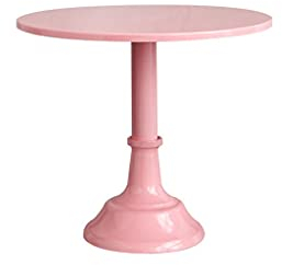 LUCBEI Kuchenständer ServierStänder Einfache und schöne Kuchen-Display-Tablett Rosa Hochzeit Dessert Tischdekoration Schmiedeeiserne Kuchenregal Kuchenablage Tortenständer (Size : C)