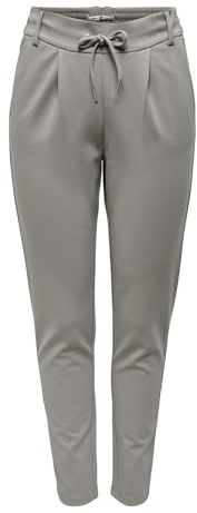 ONLY Damen Onlpoptrash Life Easy Col Pant PNT Noos Trousers 15115847,Rock Ridge,M / 32L