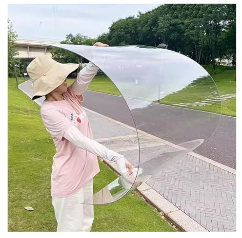 Acryl-Kunststoffplatte, 1 mm, transparente Glas-Ersatzplatten für Baldachin, Carport, wetterfeste Verkleidung, anpassbar (0,8 x 20 m)