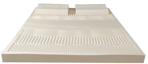 Matelas en Latex, Matelas De Sol Pliable, Matelas De Couchage Pliable, Ventilation des Pores en Nid d'abeille, Latex 100% Naturel, Matelas Futon Japonais pour Adultes