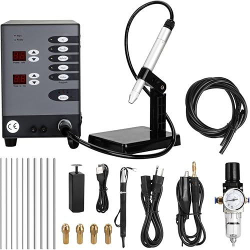 LwiftGal JoyeríA De La MáQuina Soldadora, PortáTil De JoyeríA Soldador De Oro Plata Platino Cobre Acero Inoxidable MáQuina De Soldadura Profesional De PrecisióN Soldador por Puntos
