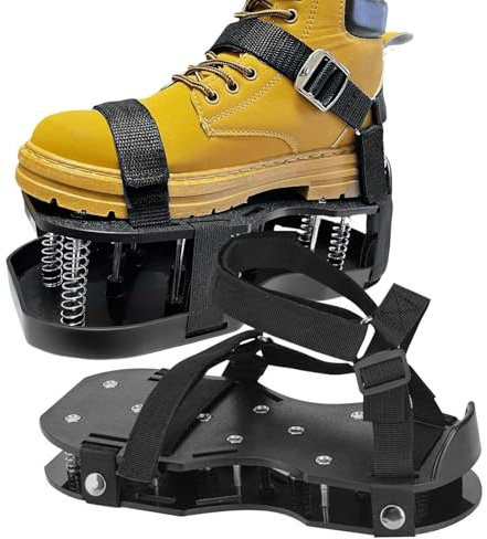 Zapatos aireadores de césped,Zapatos de aireación para césped,Zapatos con pinchos para airear el césped - Zapatos aireadores de césped con base de resorte para césped, zapatos aireadores de césped, he