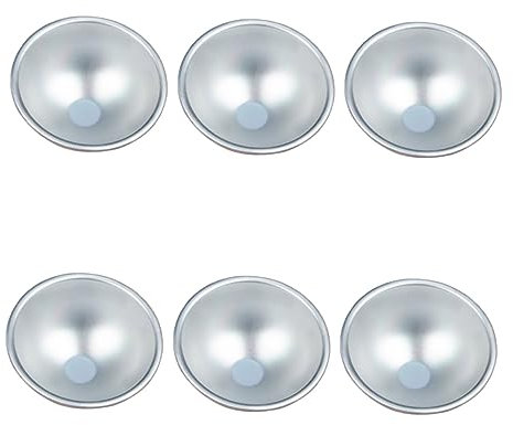 Alipis 6stücke Teiliges Muffin Backförmchen Aus Aluminiumlegierung Antihaftbeschichtete Kuchen Puddingform Langlebig Und Umweltfreundlich Für Diy Kuchen Und Muffins Zu Hause