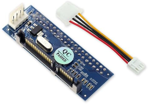 AMSLSIU IDE zu SATA Festplatte 3,5 Zoll HDD DVD 40Pin Konverter Desktop Power Motherboard Anschluss Elektronischer Adapter