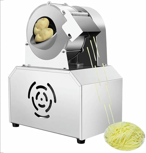 Electric Vegetable Grater Cutter, Trituating Machine Cutting Cutter 300 W, 100-150 Kg/h, Electric Vegetable Processor Cutter for 3mm for 3mm