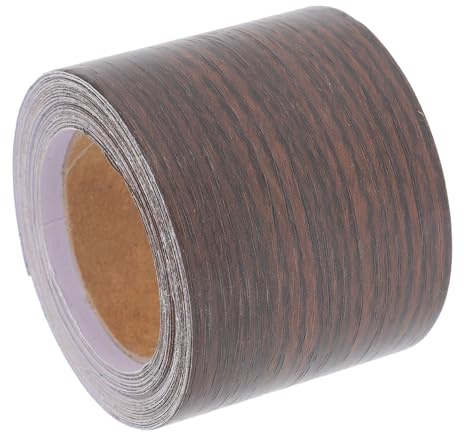LIFKOME 1 Rotolo Nastro per riparazione venature del legno nastro di fasciatura per mobili adesivo rimovibile casa copri battiscopa fasce adesive per mobili bordatura domestica pvc