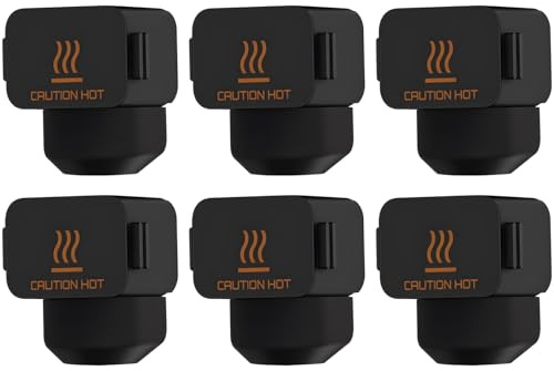 QIMATOP Hotend Silikon-Socken für Bambu Lab A1 / A1 Mini – 6er Pack, 3D-Drucker Hotend Ersatzteile